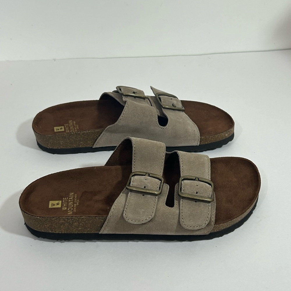 White Mountain Footbeds Helga Double Buckle Platform Sandals
Women's Size 6M